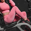 Yoga Set Women 2pcs Sport Suit Gymwear Workout Outfits Long Sleeve Fitness Crop Top High Waist Seamless Leggings Sportswear | Vimost Shop.