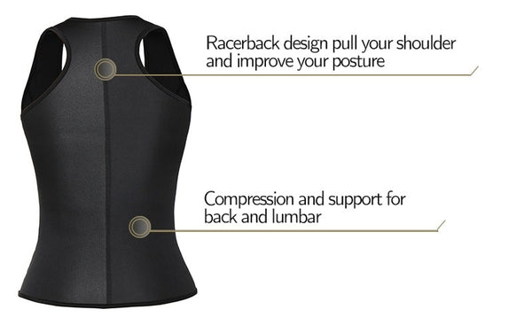 Women Slimming Body Shaper Waist Trainer Vest Compression Shirts Weight Loss Corset Sweat Sauna Suit Workout Tank Tops Shapewear | Vimost Shop.