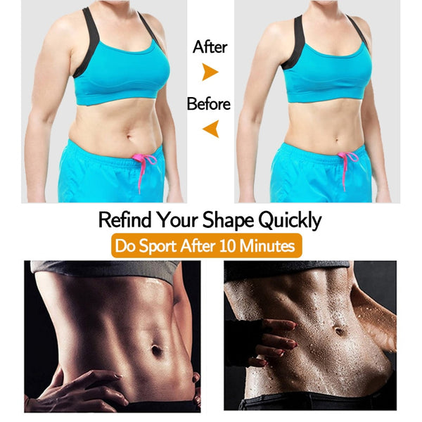 Women Slimming Body Shaper Waist Trainer Vest Compression Shirts Weight Loss Corset Sweat Sauna Suit Workout Tank Tops Shapewear | Vimost Shop.