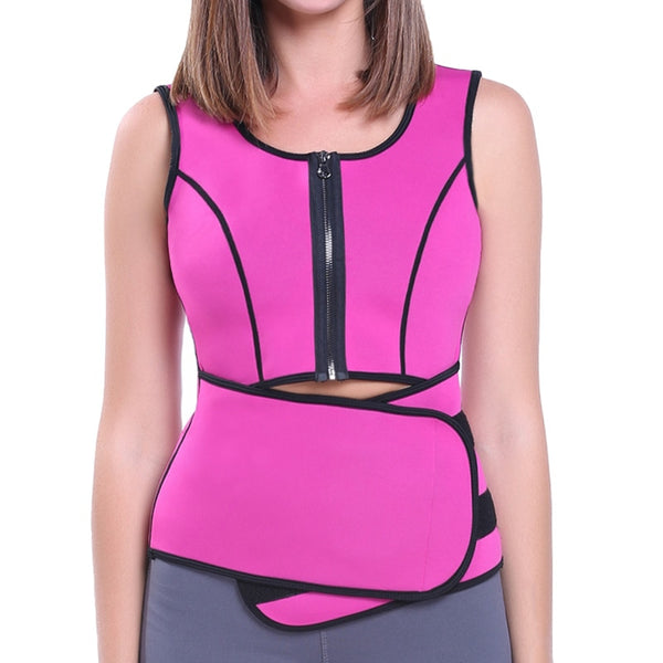 Women Slimming Body Shaper Waist Trainer Vest Compression Shirts Weight Loss Corset Sweat Sauna Suit Workout Tank Tops Shapewear | Vimost Shop.