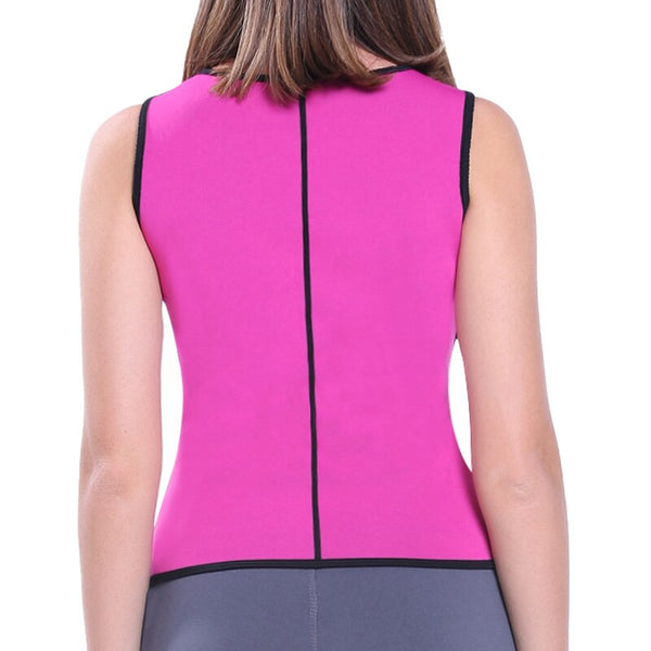 Women Slimming Body Shaper Waist Trainer Vest Compression Shirts Weight Loss Corset Sweat Sauna Suit Workout Tank Tops Shapewear | Vimost Shop.