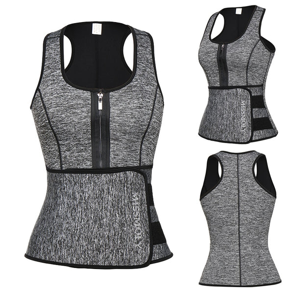 Women Slimming Body Shaper Waist Trainer Vest Compression Shirts Weight Loss Corset Sweat Sauna Suit Workout Tank Tops Shapewear | Vimost Shop.