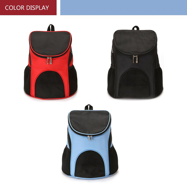 Portable Pet Carrier Bag Breathable Mesh Double Shoulder Front Backpack For Puppy Cats Foldable Outdoor Backpack Pets Supplies | Vimost Shop.