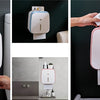 Waterproof Toilet Tissue Box Wall Mount Double Layer Roll Paper Holder Storage Box Drawer Toilet Paper Tray Bathroom Accessories | Vimost Shop.