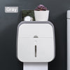 Waterproof Toilet Tissue Box Wall Mount Double Layer Roll Paper Holder Storage Box Drawer Toilet Paper Tray Bathroom Accessories | Vimost Shop.