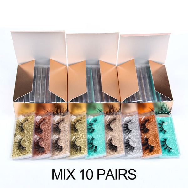 Eye Lashes Wholesale 5/30/50/100pcs 6D Mink Lashes Natural False Eyelashes Long Set Faux Cils Bulk Makeup Wholesale Eyelashes | Vimost Shop.
