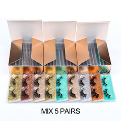 Eye Lashes Wholesale 5/30/50/100pcs 6D Mink Lashes Natural False Eyelashes Long Set Faux Cils Bulk Makeup Wholesale Eyelashes