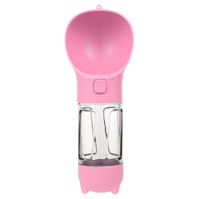 300ML Portable Pet Water Bottle with Poop Shovel Garbage Bags Travel Outdoor Dog Cats Feeders Sport Drinking Water Bottles | Vimost Shop.