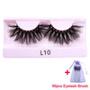 30 Pairs Wholesale 25mm Mink Eyelashes Cruelty Free Dramatic False Lashes Fluffy Long Eye Lash Eyelash Brush In Bulk | Vimost Shop.