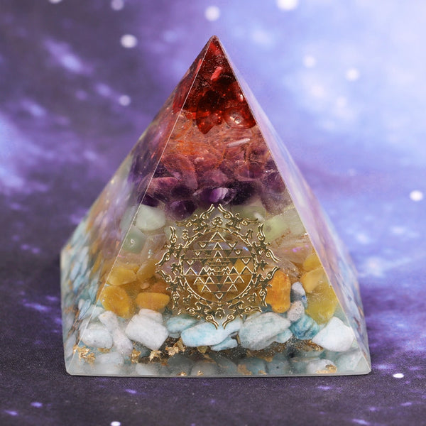 Orgonite Pyramid Orgone Healing Energy Metatron Natural Crystal Rock Quartz Jewelry  7 Reiki Chakra Home Decor | Vimost Shop.