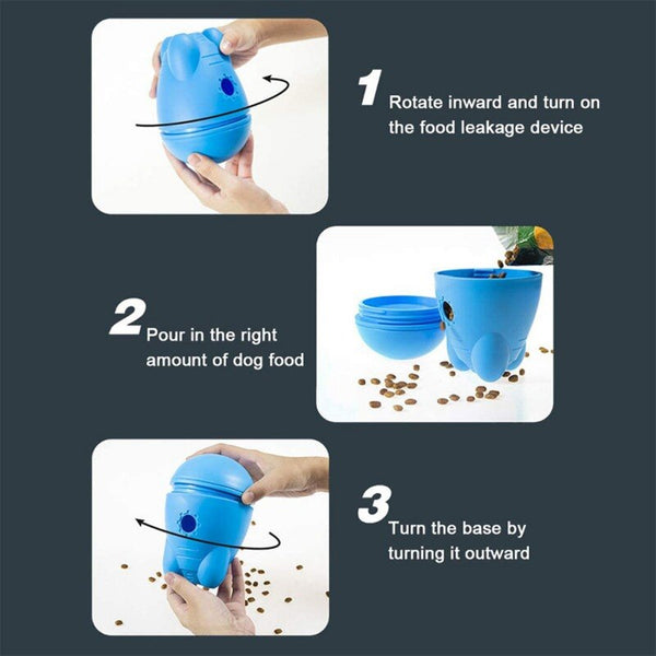 Funny Dog Toys Leakage Food Cat Toy Food Dispenser For Dogs improve intelligence Pet Toy Playing Training Pet Supplies | Vimost Shop.