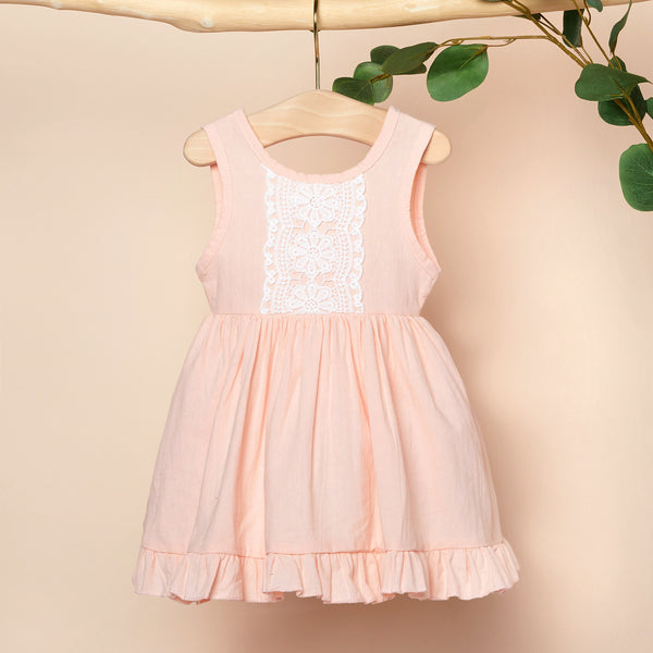Little Girls Dress 1 2 3 4 Year Toddler Kids Summer Clothes Flower Lace Children Princess Costume  Solid Color Dresses | Vimost Shop.