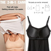 Women's Cotton Camisole with Shelf Bra Adjustable Spaghetti Strap Tank Top Cami Tanks 2/3 Packs Shapewear Body Shaper | Vimost Shop.