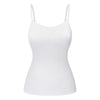 Women's Cotton Camisole with Shelf Bra Adjustable Spaghetti Strap Tank Top Cami Tanks 2/3 Packs Shapewear Body Shaper | Vimost Shop.