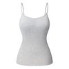 Women's Cotton Camisole with Shelf Bra Adjustable Spaghetti Strap Tank Top Cami Tanks 2/3 Packs Shapewear Body Shaper | Vimost Shop.
