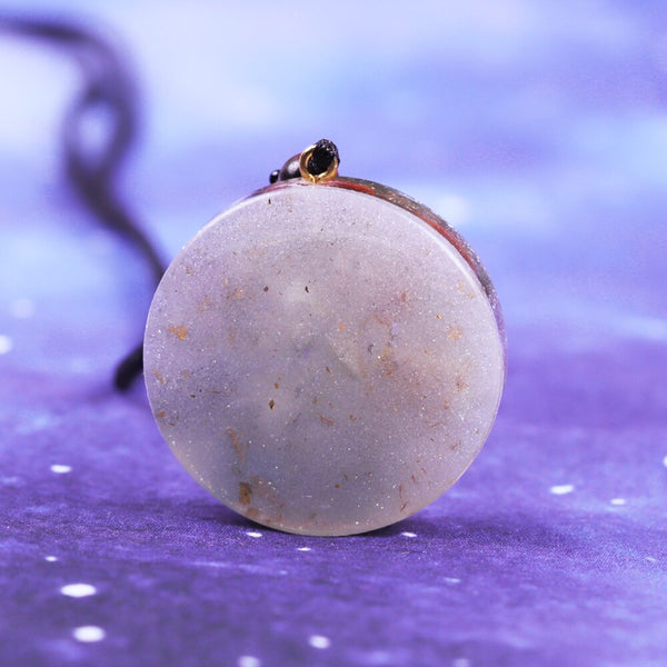 Reiki Orgon Pendant Chakra Natural Crystal Resin Necklace Making For Women Emf Protection Orgone Healing Jewelry | Vimost Shop.