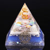 Healing Orgonite Pyramid  Enhance Charm Value Energy Generator Healing Crystal Energy Converter Resin Orgone Stone Lucky Figurin | Vimost Shop.