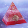 Orgonite Energy Generator Pyramid With Strawberry Crystal For Emf Protection Healing Calming Balance Meditation Aid | Vimost Shop.
