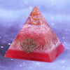 Orgonite Energy Generator Pyramid With Strawberry Crystal For Emf Protection Healing Calming Balance Meditation Aid | Vimost Shop.