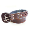 Pet Dog Collar Durable Leather Neck Strap Soft PU Leather Necklace Personalized Adjustable Collars for Large Dogs Pet Supplies | Vimost Shop.