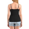 Women's Cotton Camisole with Shelf Bra Adjustable Spaghetti Strap Tank Top Cami Tanks 2/3 Packs Shapewear Body Shaper | Vimost Shop.