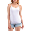 Women's Cotton Camisole with Shelf Bra Adjustable Spaghetti Strap Tank Top Cami Tanks 2/3 Packs Shapewear Body Shaper | Vimost Shop.