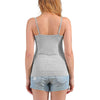 Women's Cotton Camisole with Shelf Bra Adjustable Spaghetti Strap Tank Top Cami Tanks 2/3 Packs Shapewear Body Shaper | Vimost Shop.