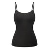 Women's Cotton Camisole with Shelf Bra Adjustable Spaghetti Strap Tank Top Cami Tanks 2/3 Packs Shapewear Body Shaper | Vimost Shop.