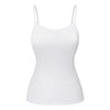 Women's Cotton Camisole with Shelf Bra Adjustable Spaghetti Strap Tank Top Cami Tanks 2/3 Packs Shapewear Body Shaper | Vimost Shop.