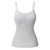 Women's Cotton Camisole with Shelf Bra Adjustable Spaghetti Strap Tank Top Cami Tanks 2/3 Packs Shapewear Body Shaper | Vimost Shop.