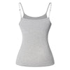 Women's Cotton Camisole with Shelf Bra Adjustable Spaghetti Strap Tank Top Cami Tanks 2/3 Packs Shapewear Body Shaper | Vimost Shop.