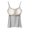 Women's Cotton Camisole with Shelf Bra Adjustable Spaghetti Strap Tank Top Cami Tanks 2/3 Packs Shapewear Body Shaper | Vimost Shop.