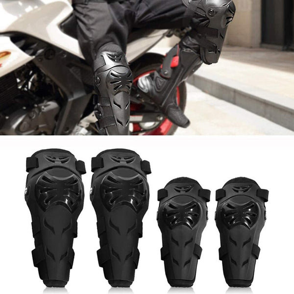Patella Protectors Sports Safety Kneepads 4pcs/Set Motorcycle Knee Elbow Pads Guards Outdoor Cycling Racing Safety Gear | Vimost Shop.