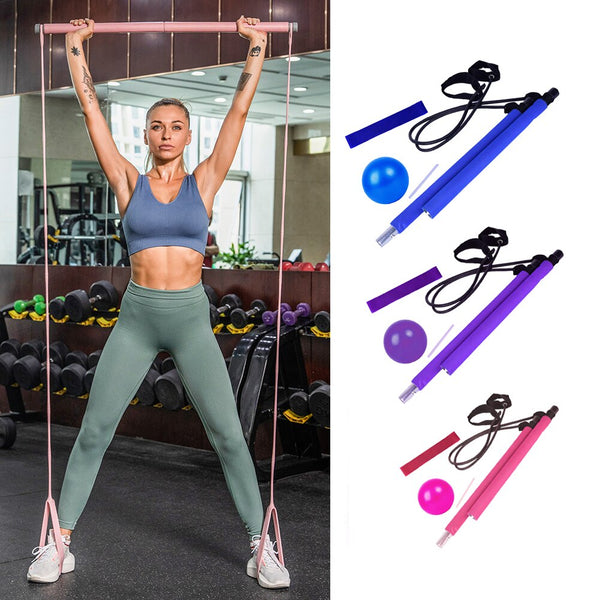 Yoga Resistance Bands Elastic Muscle Training Workout Pilates Equipment for Working-out Comfortable Decoration | Vimost Shop.