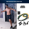Elastic Resistance Band with Bag Door Buckle 11pcs Exercise Pull Rope Ankle Ring Multi-function Equipment for Exercise | Vimost Shop.