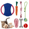 7 Pcs Interactive Dog Toy Kit Cotton Rope Ball Chew Flying Disc Toys for Large Medium Small Dogs Teeth Cleaning Pet Products | Vimost Shop.