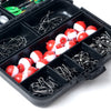 Treble Hook Jigs Swivels Fishing Kits Fishing Lure Lead Floating Tackle with Box for Outdoor Fishing Portable Accessories | Vimost Shop.