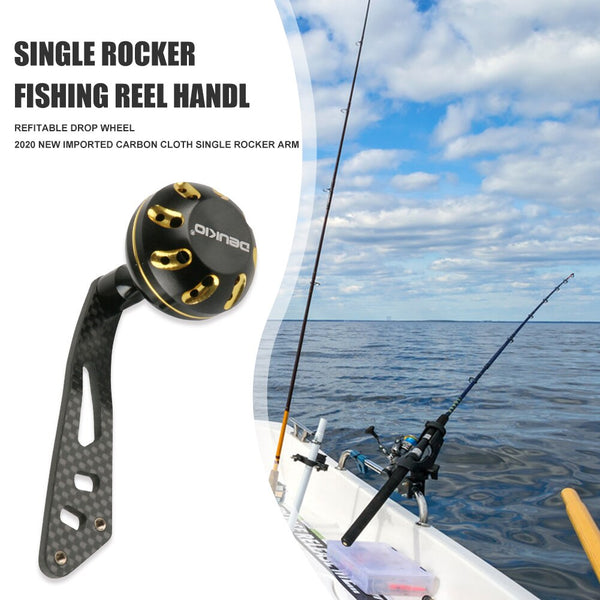 Fishing Reel Handle Aluminum Alloy Rocker Outdoor Portable Easy Fishing Carrying Fish Wheel for Baitcasting Accessories | Vimost Shop.