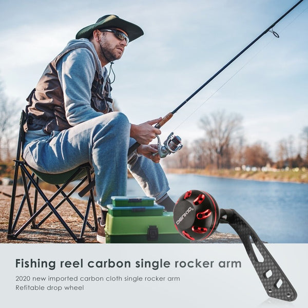 Fishing Reel Handle Aluminum Alloy Rocker Outdoor Portable Easy Fishing Carrying Fish Wheel for Baitcasting Accessories | Vimost Shop.