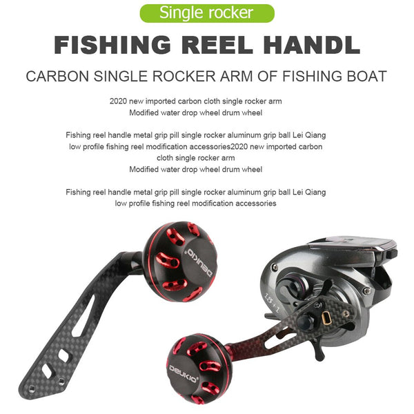 Fishing Reel Handle Aluminum Alloy Rocker Outdoor Portable Easy Fishing Carrying Fish Wheel for Baitcasting Accessories | Vimost Shop.