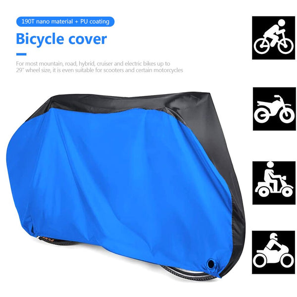 Rain Bike Cover Bicycle Accessories Waterproof Bicycle Bike Cover UV Rain-Proof Dustproof Scooter Cycling Protector | Vimost Shop.
