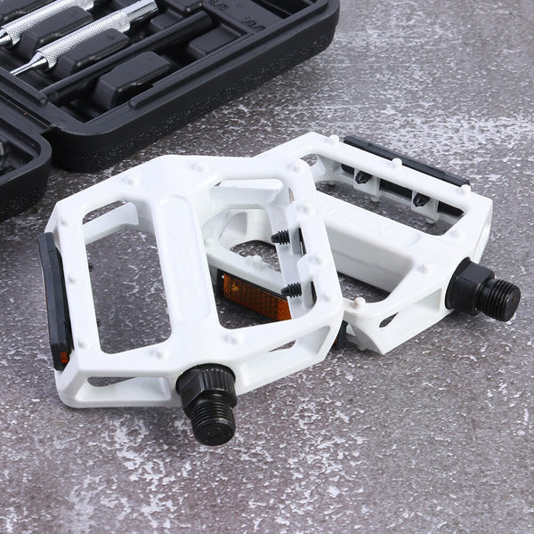 Reflective Sheet Pedal Waterproof Cycling Elements Mountain Bicycle Portable MTB Bike Anti-slip Platform Pedal | Vimost Shop.