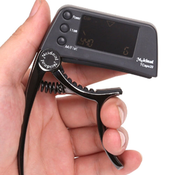 Guitar Tuner Capo 2 in 1 Musical Instrument Key Trigger Tuner Musical Enjoyable Instrument Supplies for Bass Violin | Vimost Shop.