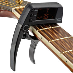 Guitar Tuner Capo 2 in 1 Musical Instrument Key Trigger Tuner Musical Enjoyable Instrument Supplies for Bass Violin