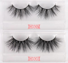 Wholesale Eyelashes100 Pairs 3D Mink Eyelashes 25MM Thick Long Wispy Mink Lashes Makeup Cilios Cruelty Free