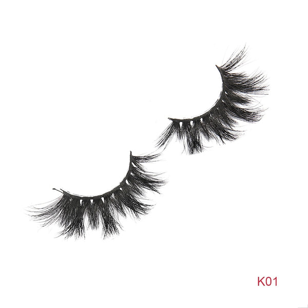 30Pairs Wholesale 3D Mink Eyelashes Cruelty Free Hand Made Full Strip Thick Long Fake Lashes Reusable No Box  #K01#K10 | Vimost Shop.