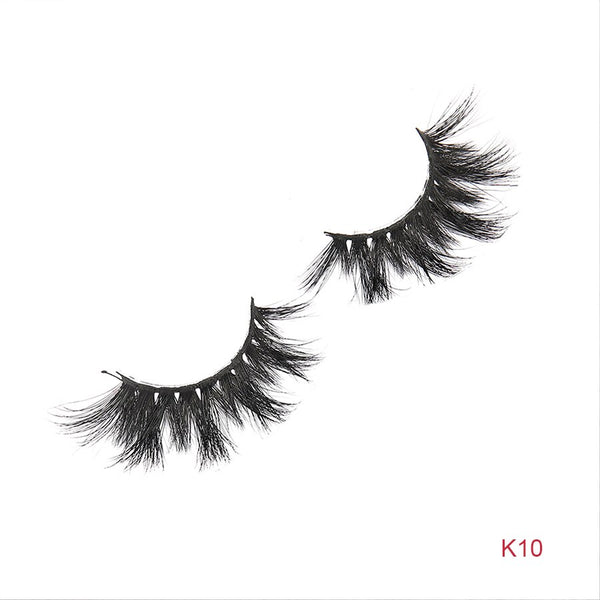 30Pairs Wholesale 3D Mink Eyelashes Cruelty Free Hand Made Full Strip Thick Long Fake Lashes Reusable No Box  #K01#K10 | Vimost Shop.