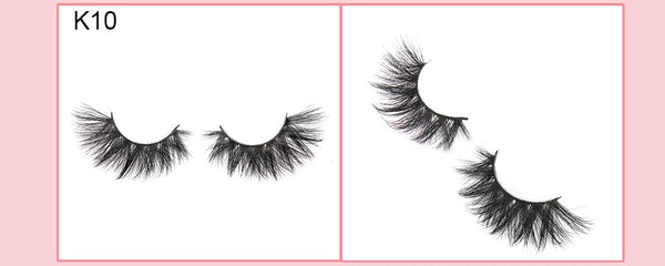 30Pairs Wholesale 3D Mink Eyelashes Cruelty Free Hand Made Full Strip Thick Long Fake Lashes Reusable No Box  #K01#K10 | Vimost Shop.