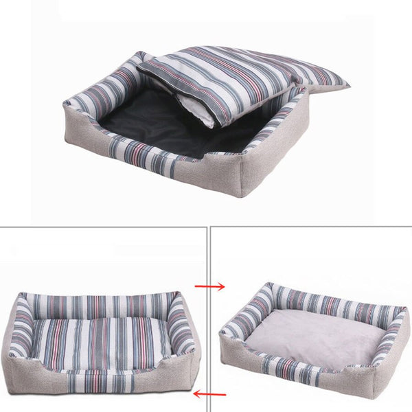 Pet Dog Bed Soft Kennel Sofa Winter Warm Pet Blanket Mat Removable Nest Comfortable Cushion for Dogs Cats Pets Sleeping Supplies | Vimost Shop.