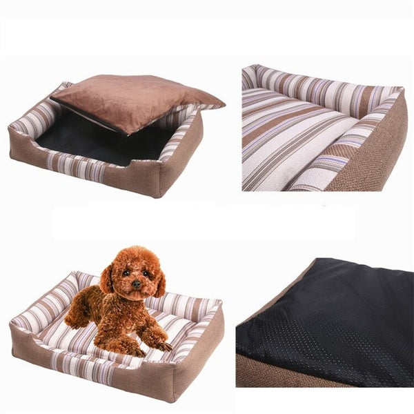 Pet Dog Bed Soft Kennel Sofa Winter Warm Pet Blanket Mat Removable Nest Comfortable Cushion for Dogs Cats Pets Sleeping Supplies | Vimost Shop.